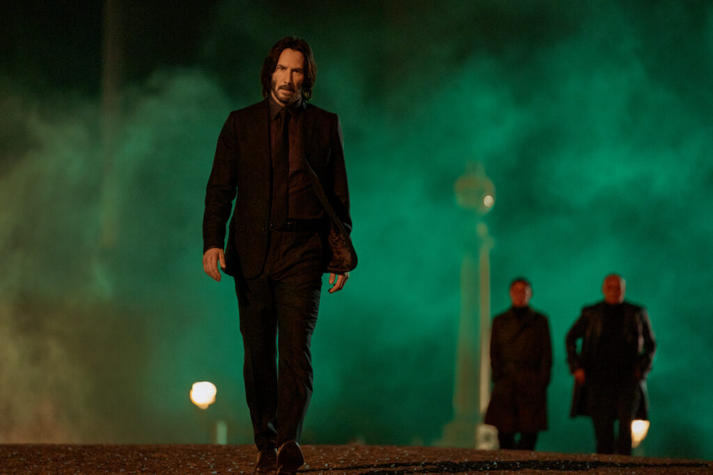 Keanu Reeves as John Wick.